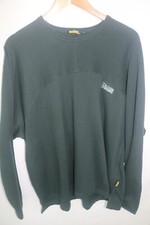 Plain Lazy Mens Crew Sweater Jumper £59 New Vintage 90s 00s Y2K Mini Embroidered