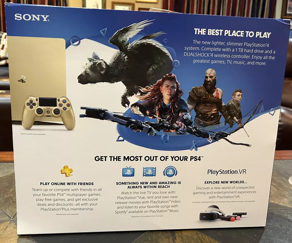 NEW USA Sony PlayStation 4 (PS4) Slim Gold Limited Console- Sealed | eBay