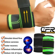 Wrist Brace Support Hand Compression Strap Carpal Tunnel Sport Arthritis Running