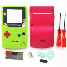 Green Red Pokemen Jigglypuff Housing Shell For Nintendo Game Boy Color GBC