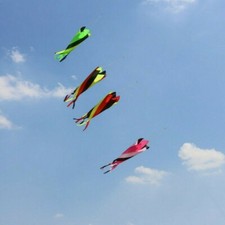 1.2M Rainbow Kite Tail Turbine Windsock Outdoor Kids Streamer Accessories Multi