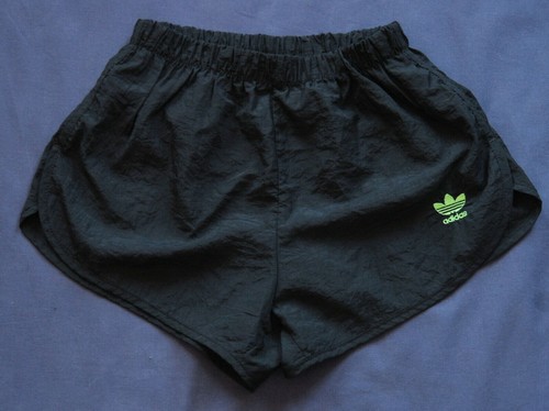 Short Adidas brillant Sprinter nylon brillant soyeux D6 rétro vintage sport g