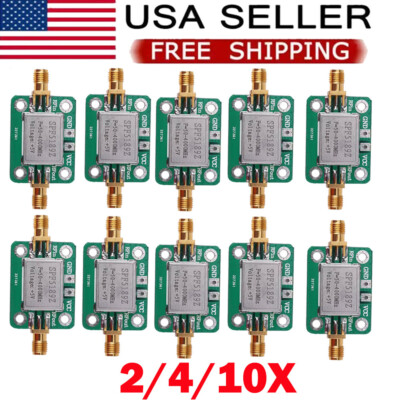 2/4/10x LNA 50-4000 MHz RF Low Noise FM Amplifier Signal Receiver SPF5189