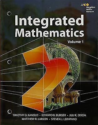 Interactive Student Edition Volume 1 (Consumable) 2015