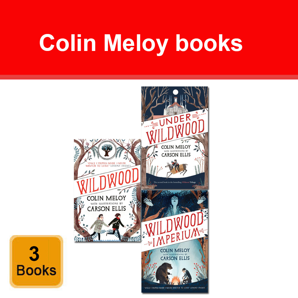 Colin Meloy The Wildwood Chronicles 3 Books Collection Set Under, Imperium