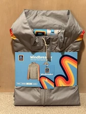 2023 ALDI Gear Capsule Collection Gray Windbreaker, Size Large - NWT