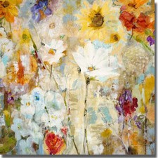 Fugue by Jill Martin Gallery-Wrapped Canvas Giclee Artwork (24 in x 24 in)