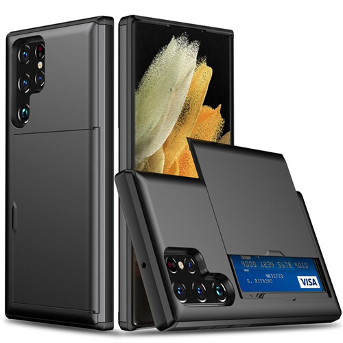 Funda tipo billetera con soporte para tarjeta de crédito para teléfono Samsung S23 S22 S21 S25 S24 - Imagen 19 de 31