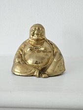 Small Brass Buddah, Vintage, Zen, Home, Gift