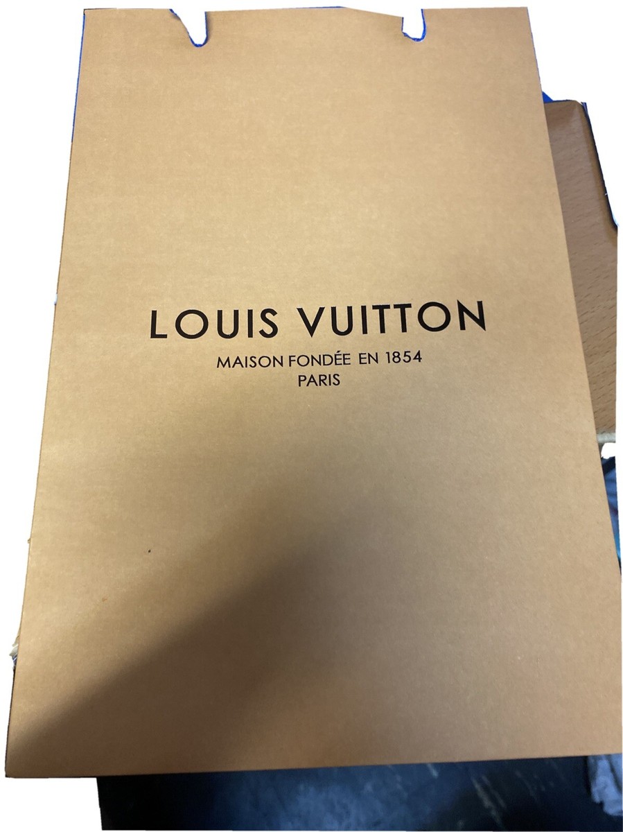Louis Vuitton Paper Gift Shopping Bag Only 11x7.5 Travel Shopping