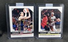 Caitlin Clark Angel Reese Rookie Card Lot 2024 Panini Instant WNBA #144 #145 RC