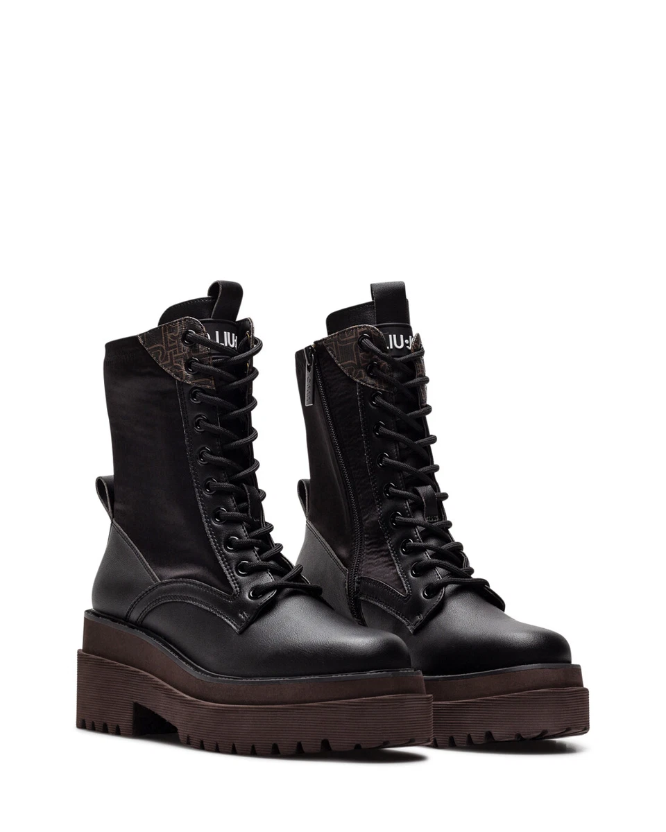 Women s Shoes Ankle Boots LIU JO Purple 28 Black EX035 Black