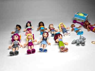 Lego Friends MiniFig Figure Lot Baby Ola Azari Andrea Henry Mia