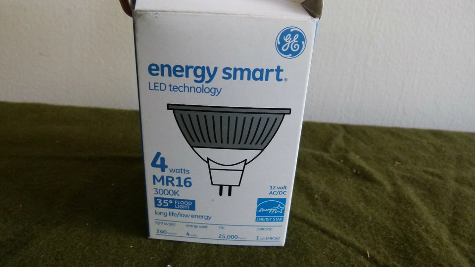 GE LED Lamp 3000K 12V 4W MR16 LED4MR16S830_35 - Image 3 of 4