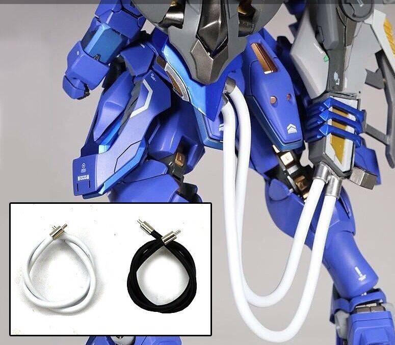 For MG 1/100 HG RG 1/144 1x Metal Detail Energy Cable Tube Pipe