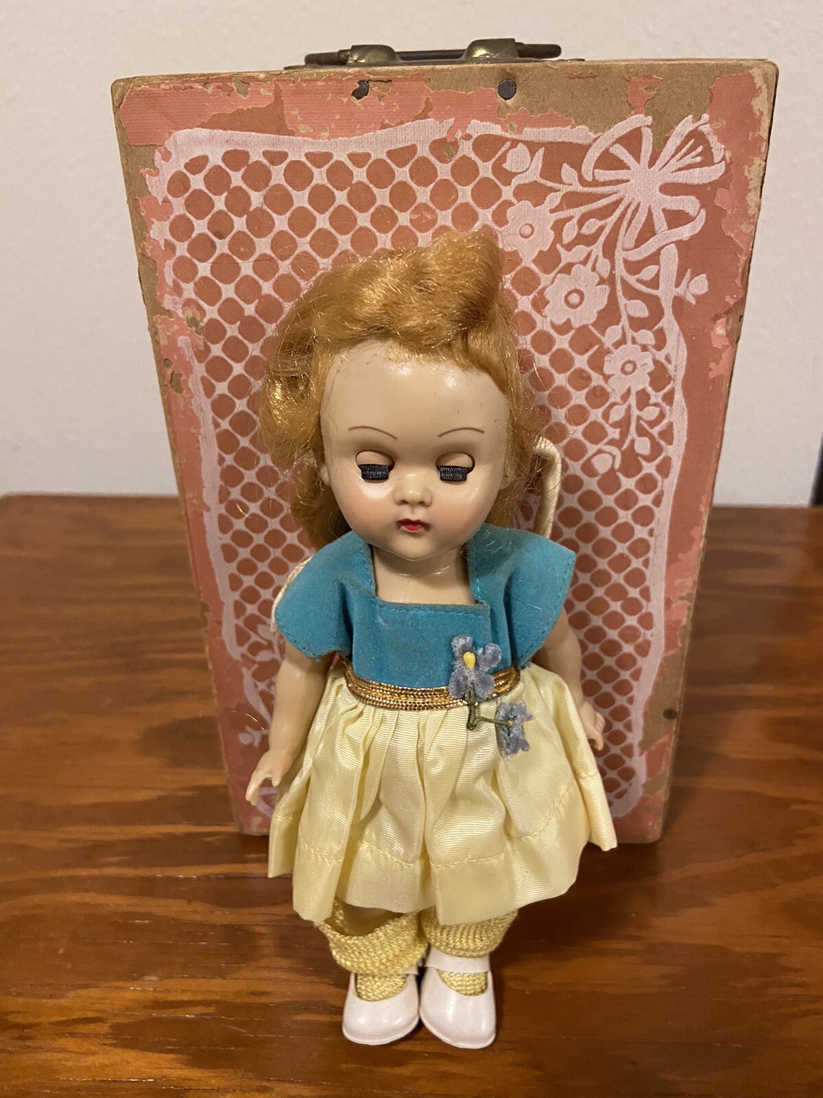 Ginny doll with vintage trunk and clothes eBay