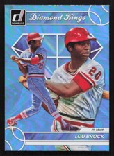 2023 Donruss Lou Brock Holo Carolina Blue #19 Card