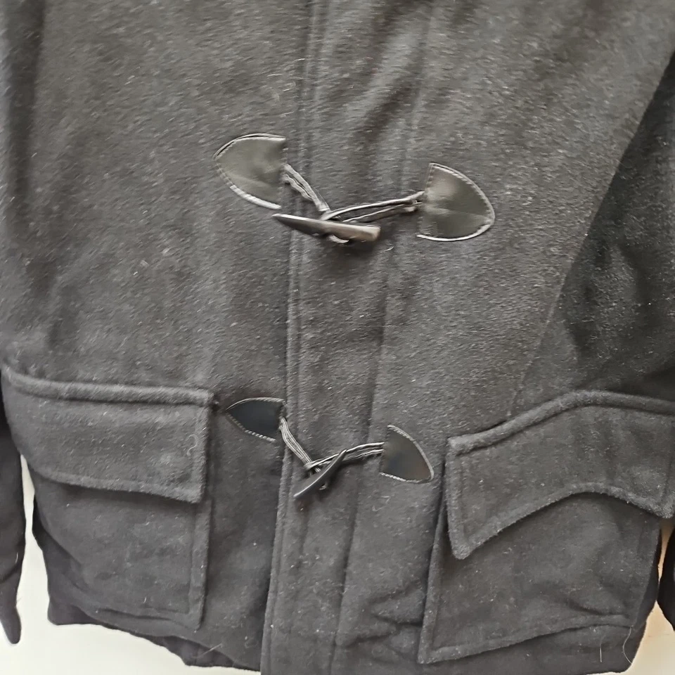 Barbour Vintage Rainbow International Gold Black Coat Tartan Jacket UK 12 - Image 3 of 4