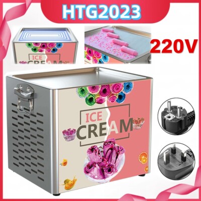 Roll-Eismaschine Gebratenes Eismaschine Ice Cream Thai Frozen Joghurt Maschine