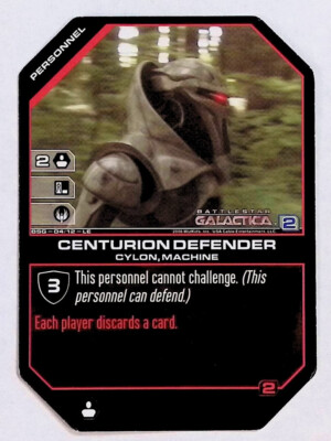 Battlestar Galactica Centurion Defender Cylon TCG #2 WizKids