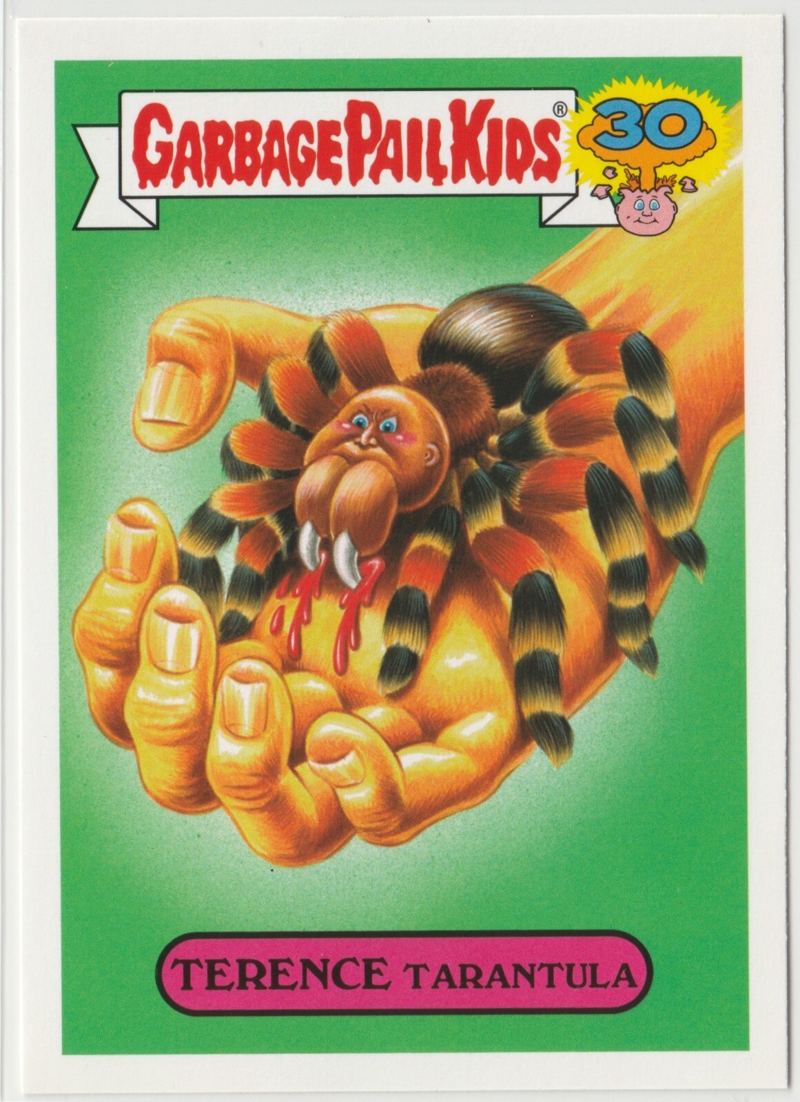 Terence Tarantula Garbage Pail Kids GPK 2015 30th Anniversary Series 5a