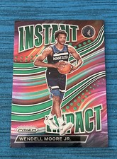 2022-23 Panini Prizm Wendell Moore Jr. Instant Impact #20 Minnesota Timberwolves