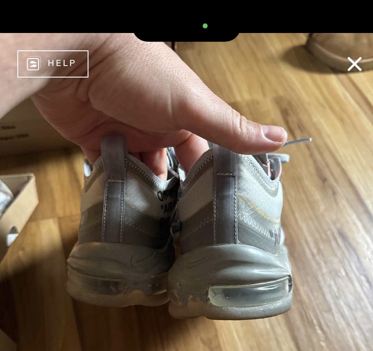 OFF WHITE X NIKE Taglia 10 5 Nike Off White x Air Max 97 Menta