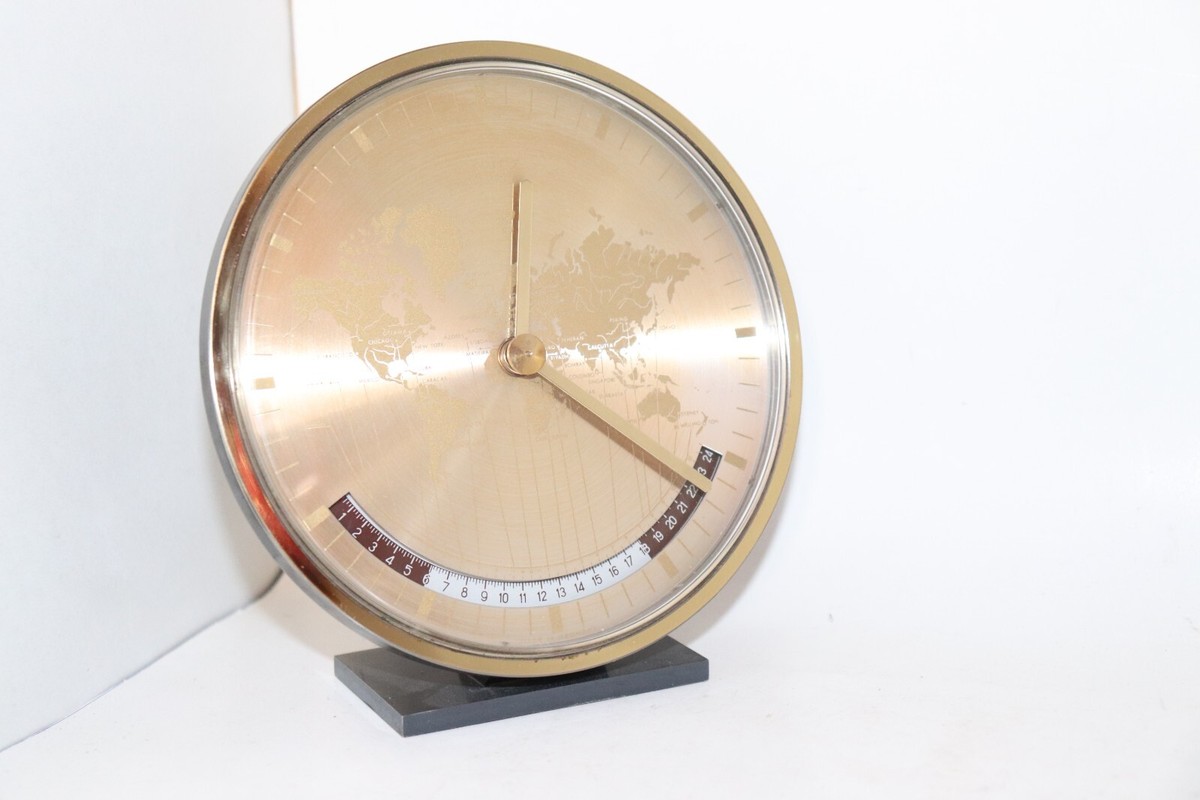 Desk Clock Kienzle Quartz Germany Clock Rare Vintage Kienzle