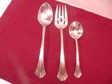 Towle Silver Symphony Cold Meat Serving Fork Serving Spoon & Sugar Spoon