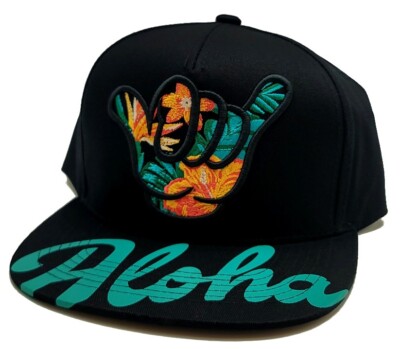 Hawaii New Top Level Aloha Floral Hang Loose Maui Black Era  display picture 2