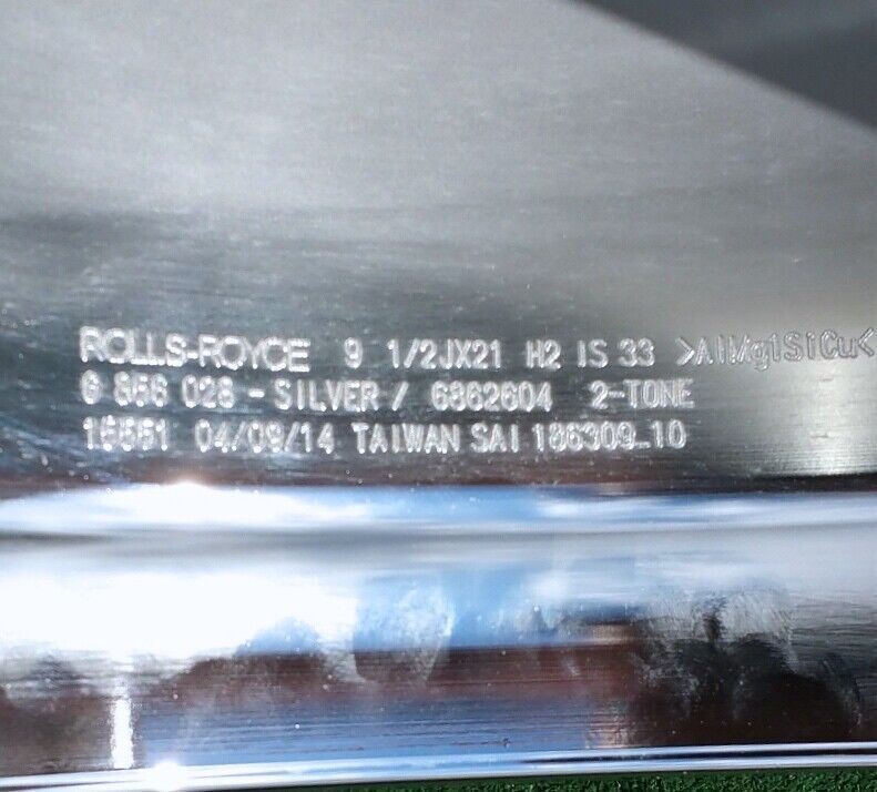 Factory Rolls Royce Wraith Wheels Chrome Dawn OEM Genuine New 21 inch Set Ghost