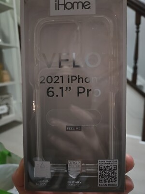 Silicone Case iPhone 13 Pro iHome 2IHPC1111W9W2 Velo Impact Clear Brand New