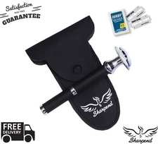  Pro Long Double Edge Safety Razor Gift for Men +10 Premium Blades FREE Sharpend