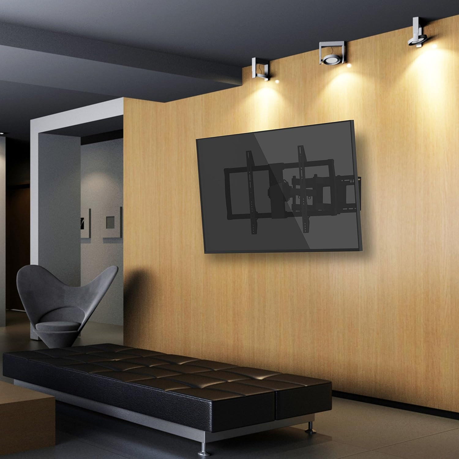 Heavy Duty Full Motion TV Wall Mount for 75-100" TVs, Max VESA 900x600mm