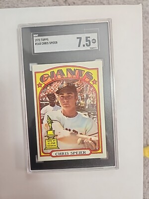 1972 Topps Chris Speier All-Star Rookie #165 SGC 7.5 NM Giants