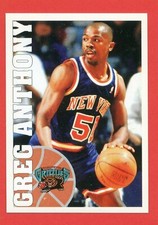 1995-96 Panini NBA Figure Sticker No. 199 - GREG ANTHONY