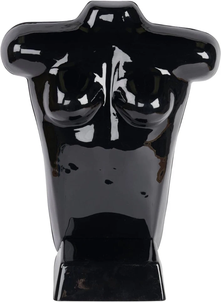 Set of 6 Molded Woman's Shirt Form Fits 5-10 Standing Countertop Female Black - Image 3 of 4