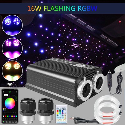Auto Lichtfaser Twinkle Meteor LED Sternenhimmel Glasfaser Optik Lichteffekte EU