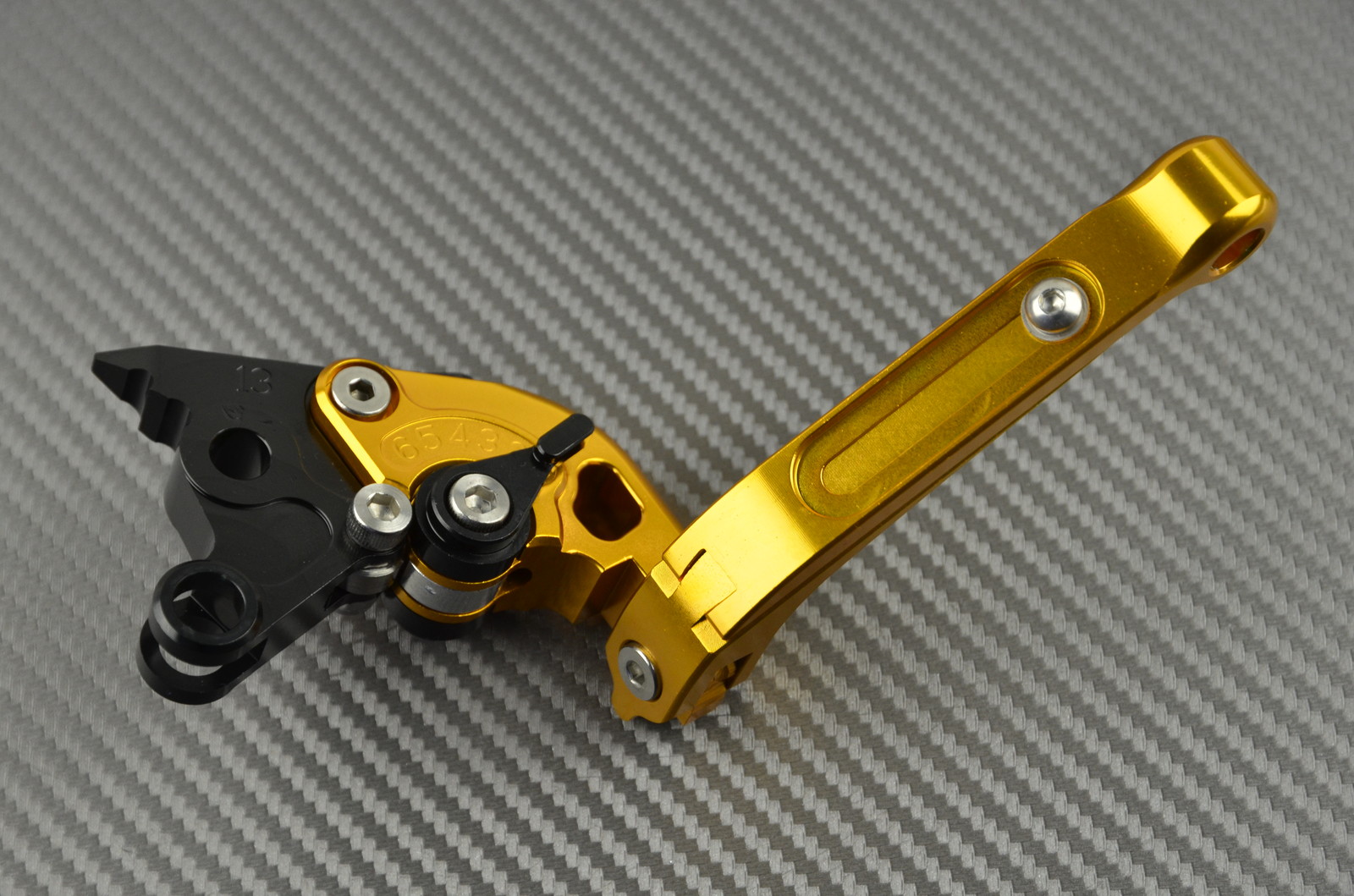 Levier de rechange pliable Gold pour restaurer la Kawasaki ZZR1200 - 2