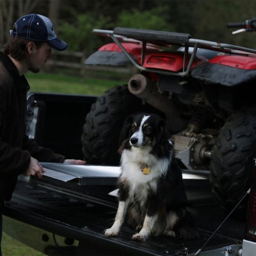 EZ-ACCESS TRAVERSE 4ft Singlefold Portable Loading Ramp, Silver (Open Box) - Picture 10 of 12