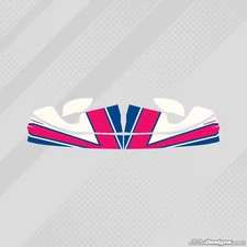 KOSMIC 2019 STYLE M4 NOSECONE STICKER - KARTING - OTK - JakeDesigns