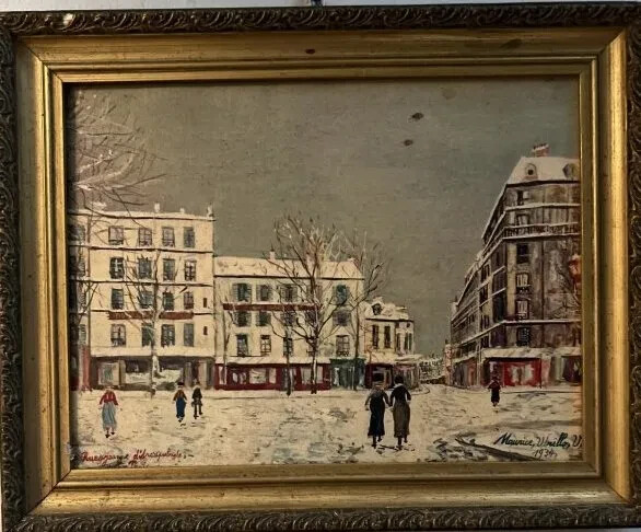 MAURICE UTRILLO 1883-1955 French ,OIL ON CANVAS 