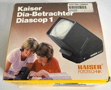 Kaiser Dia-Betrachter Diascop 1 Viewer Slide Negative Viewer Made In Germany VTG