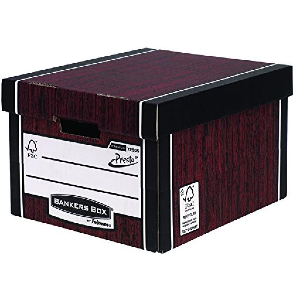 Bankers Box Premium Scatola Archivio Classica, Marrone, Confezione da 10 Pezzi -
