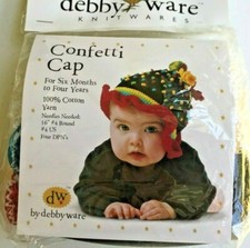 Gumdrop Cap Yarn KIT Baby Toddler 3mo-3yrs Debby Ware Knitwares Yarn  Pattern 