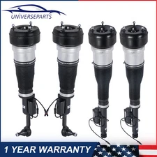 4Pcs Front & Rear Air Suspension Struts Assembly For Mercedes S-Class S350 W221