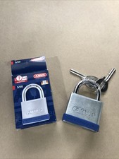 ABUS Silver Rock 5/50 Padlock 402JP9 63833 Brand New