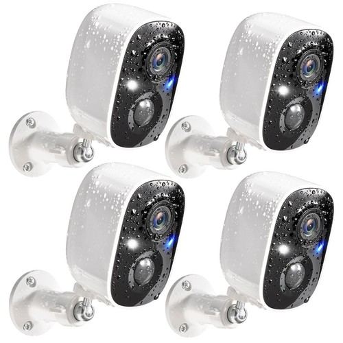 Security Cameras Wireless Outdoor, 2K Color Night Vision AI Motion Detection ...