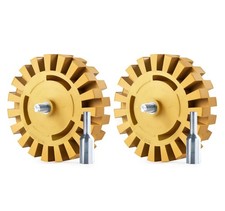 2 Pack Decal Remover Eraser Wheel Rubber Eraser Wheel for Drill Removes Car S...