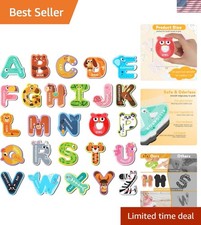 Magnetic Letters, 26 Animal Alphabet Magnets, Fun Preschool Learning Toy, Lar...